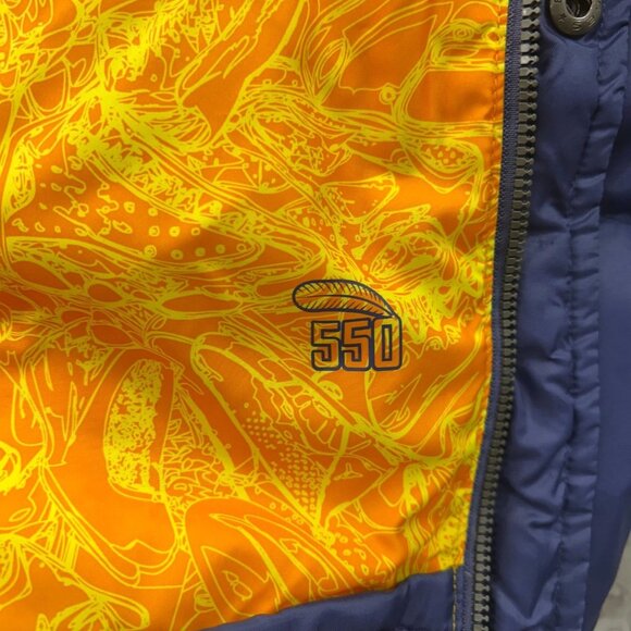 Nike Jordan 550 Military Parka Mens Large Down Puffer Jacket Lakers Colorway - Picture 7 of 15